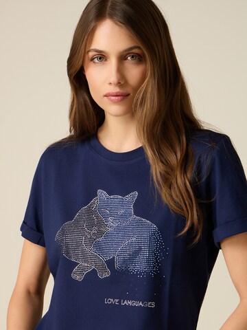 T-shirt oltre en bleu