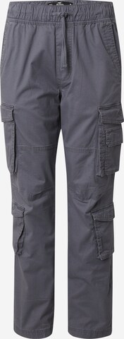 Regular Pantalon cargo HOLLISTER en bleu : devant