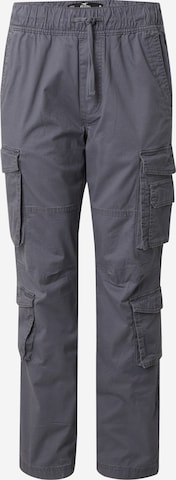 Regular Pantalon cargo HOLLISTER en bleu : devant