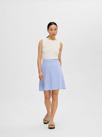 SELECTED FEMME Rok 'Fiva' in Blauw