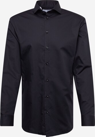 Slim fit Camicia business di SELECTED HOMME in nero: frontale