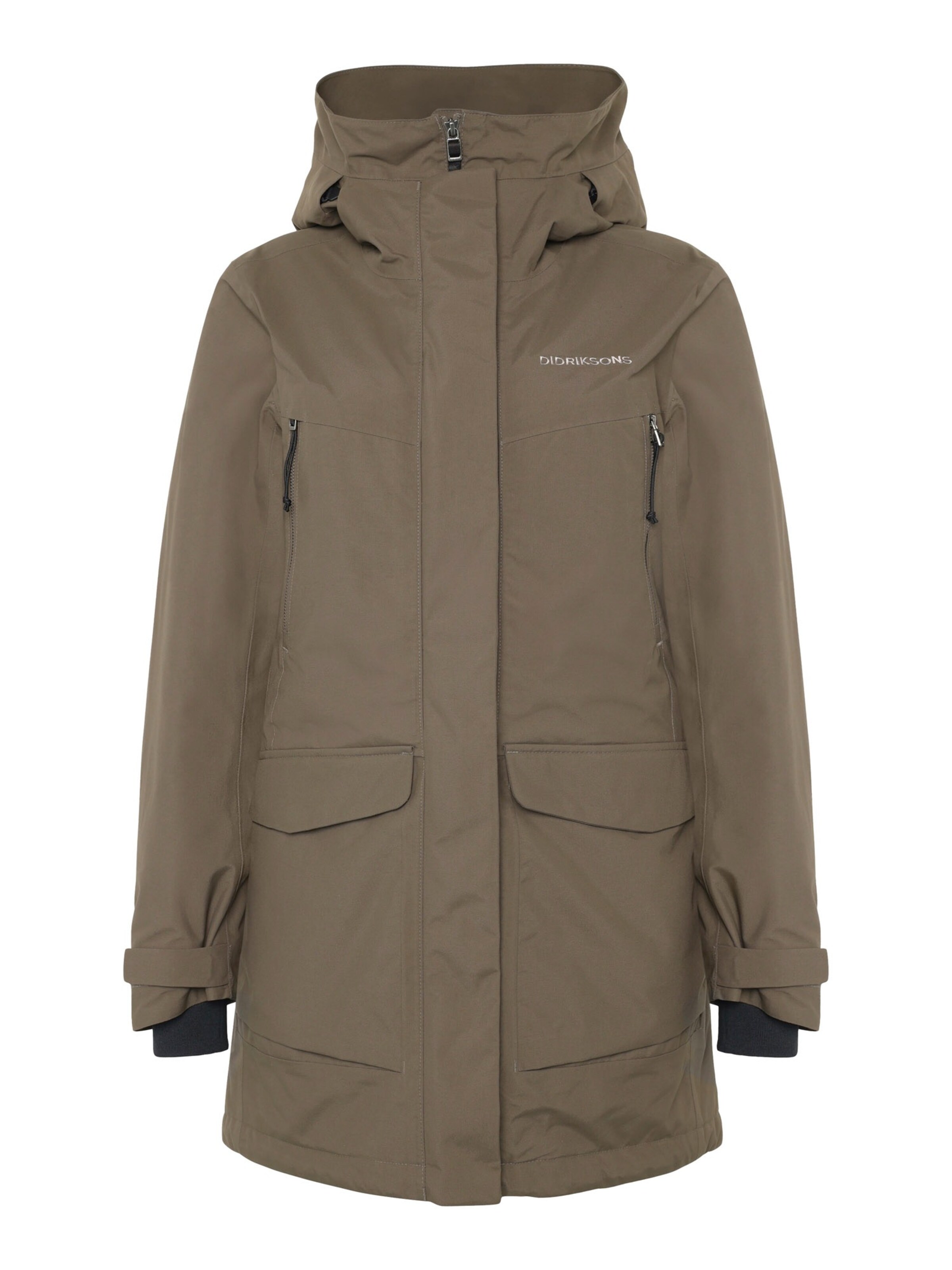 Didriksons Outdoorjacke 'FELIA' in Braun: Vorderseite