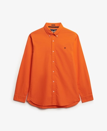 Superdry Slim fit Overhemd in Oranje
