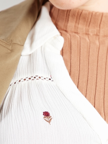 VILA Blouse 'VISAFRA' in Beige