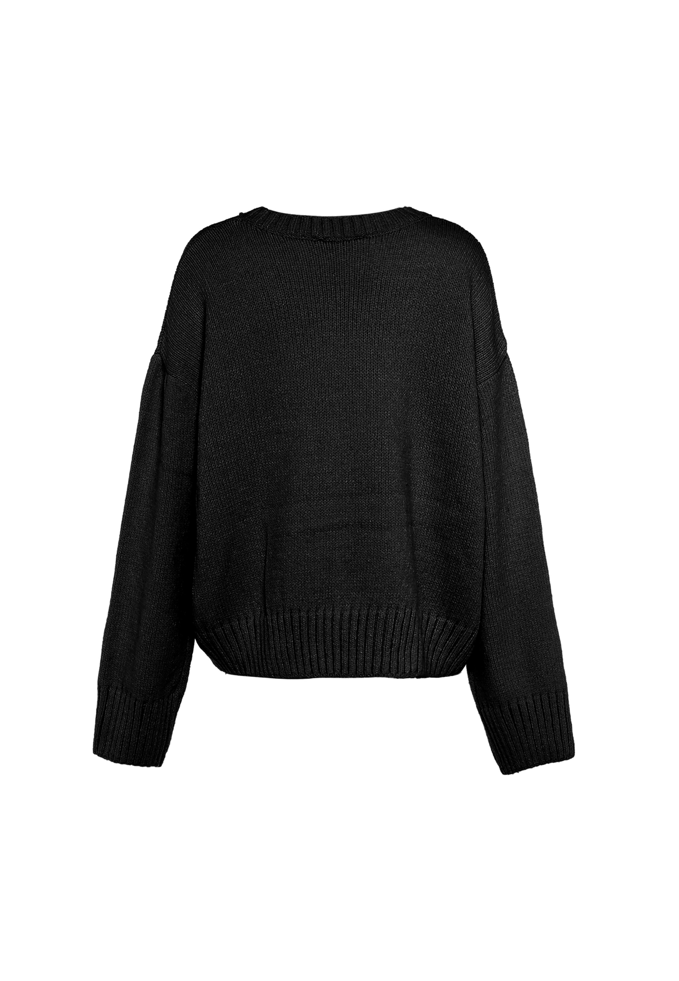 aleva Pullover in Schwarz