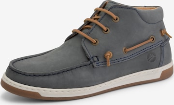 Travelin Lace-Up Shoes 'Maenporth' in Blue: front