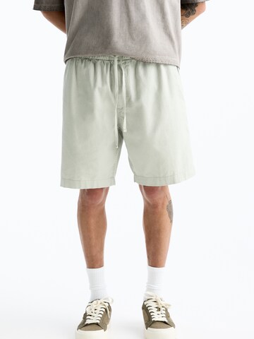 Pull&Bear Loosefit Broek in Groen