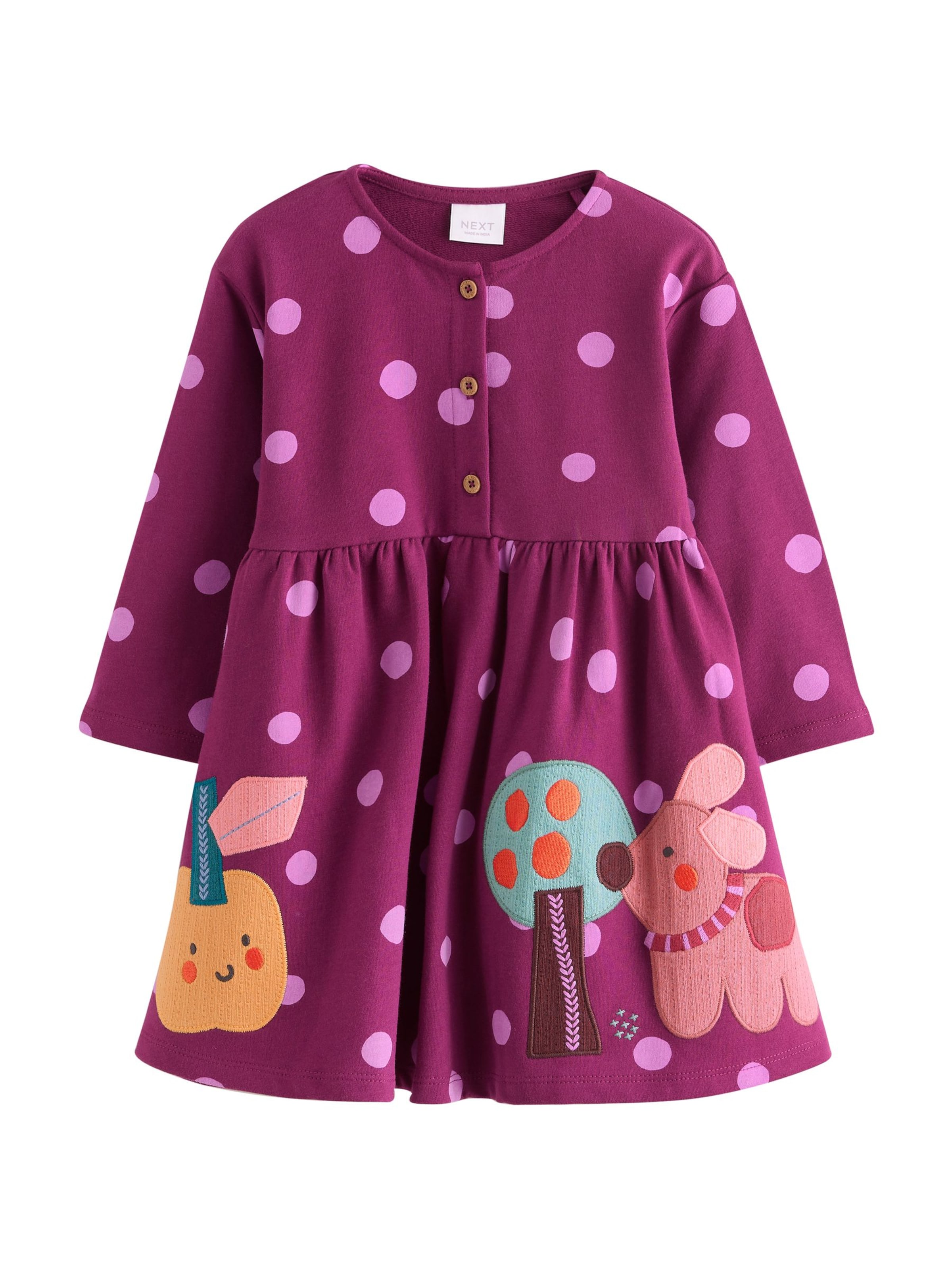 Next - Vestido en rosa: frente