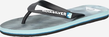 QUIKSILVER T-Bar Sandals 'MOLOKAI MASSIVE' in Blue: front