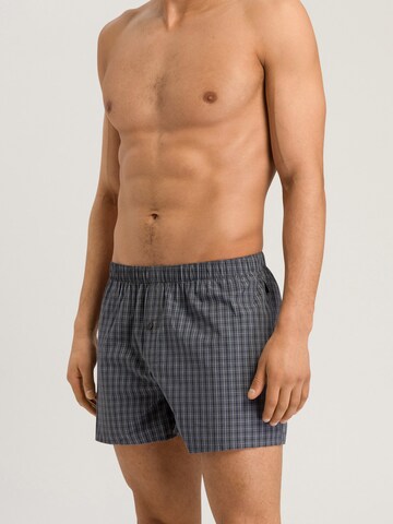 Hanro - Boxers 'Fancy Woven' em cinzento: frente