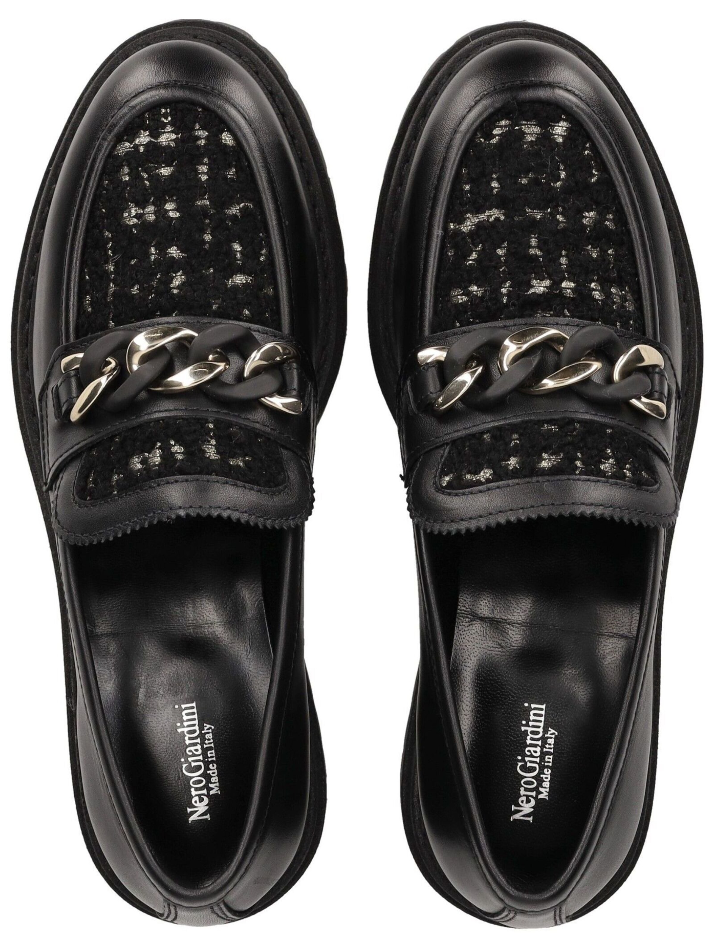 Nero Giardini Instappers in Zwart