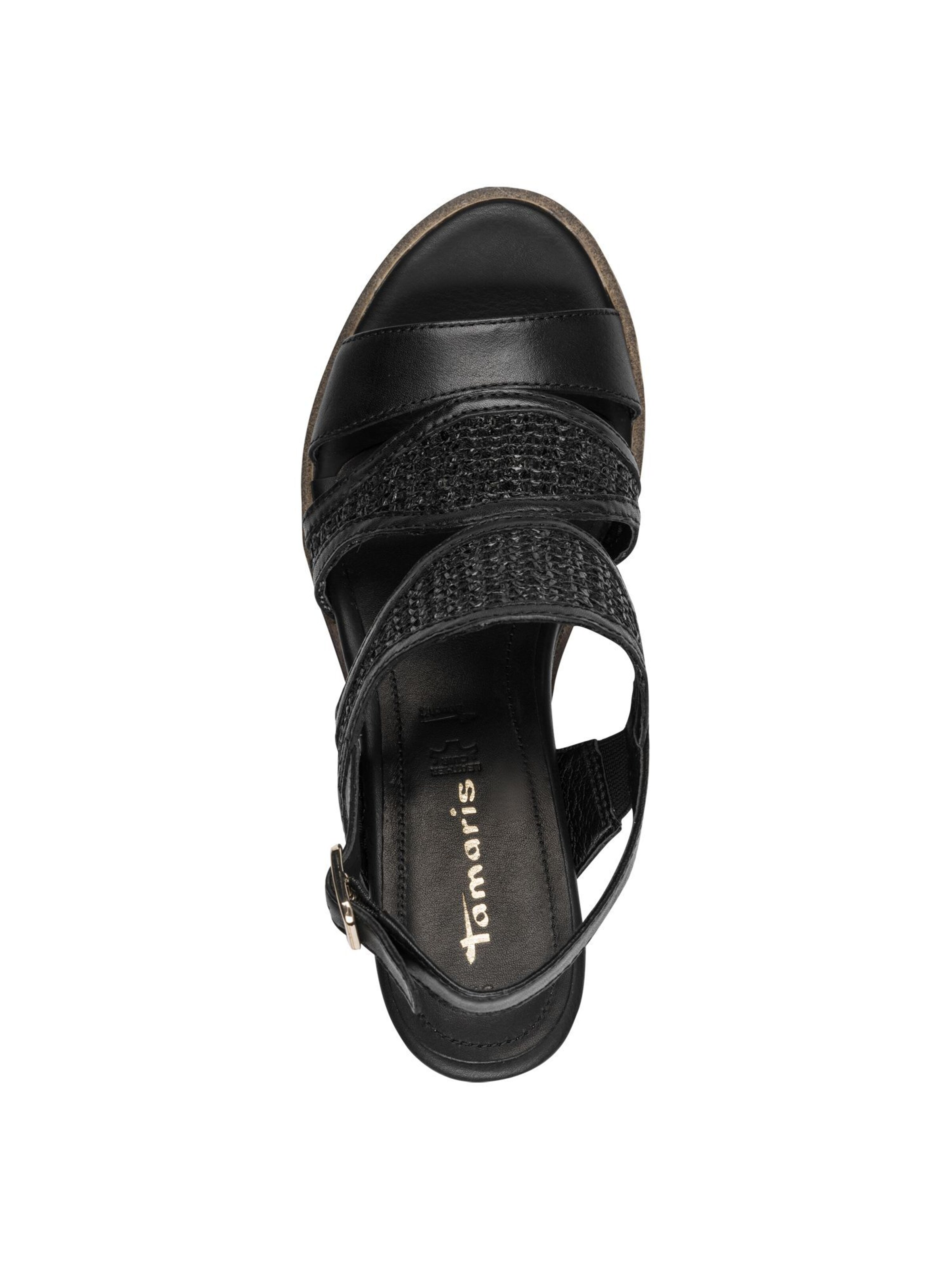 Tamaris Sandaal in Zwart