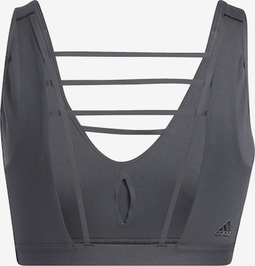 T-shirt Reggiseno sportivo di ADIDAS SPORTSWEAR in grigio