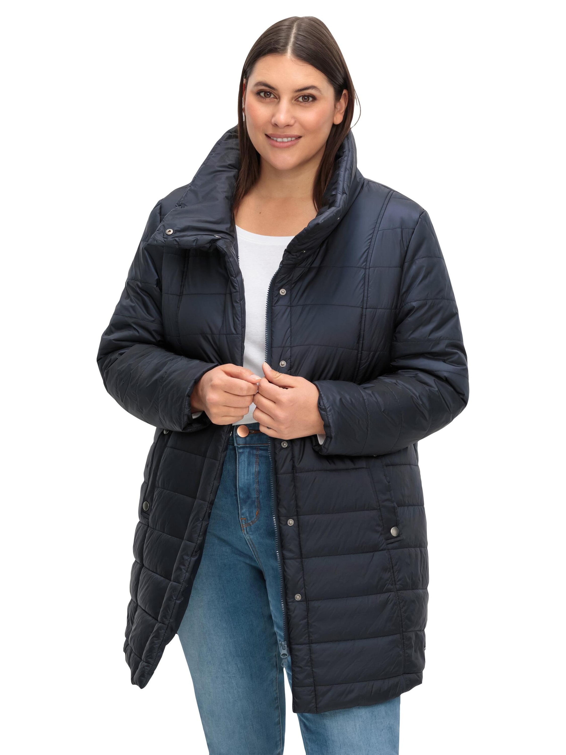 SHEEGO Zimná bunda - Modrá: predná strana