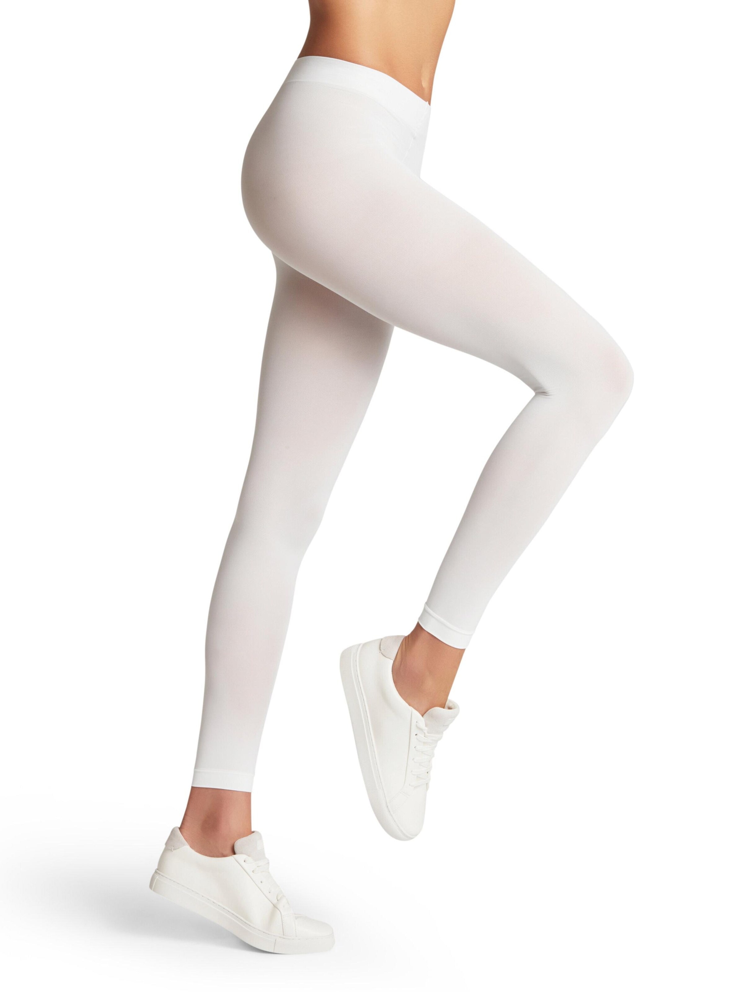 FALKE Slim fit Leggings 'Pure Matt' in White