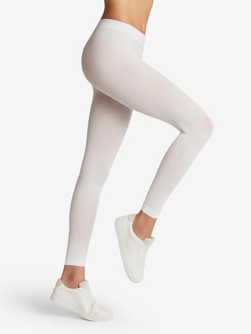 FALKE Slim fit Leggings 'Pure Matt' in White