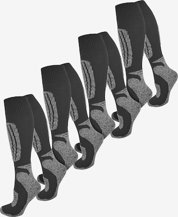 normani Athletic Socks in Grey: front