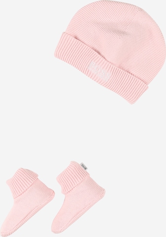 BOSS Kidswear Set - ružová: predná strana