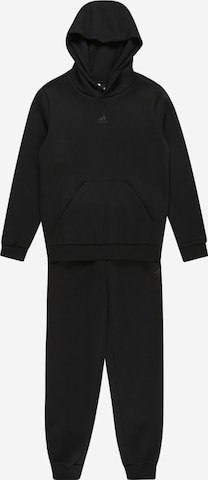ADIDAS SPORTSWEAR Φόρμα 'Fleece' σε μαύρο: μπροστά