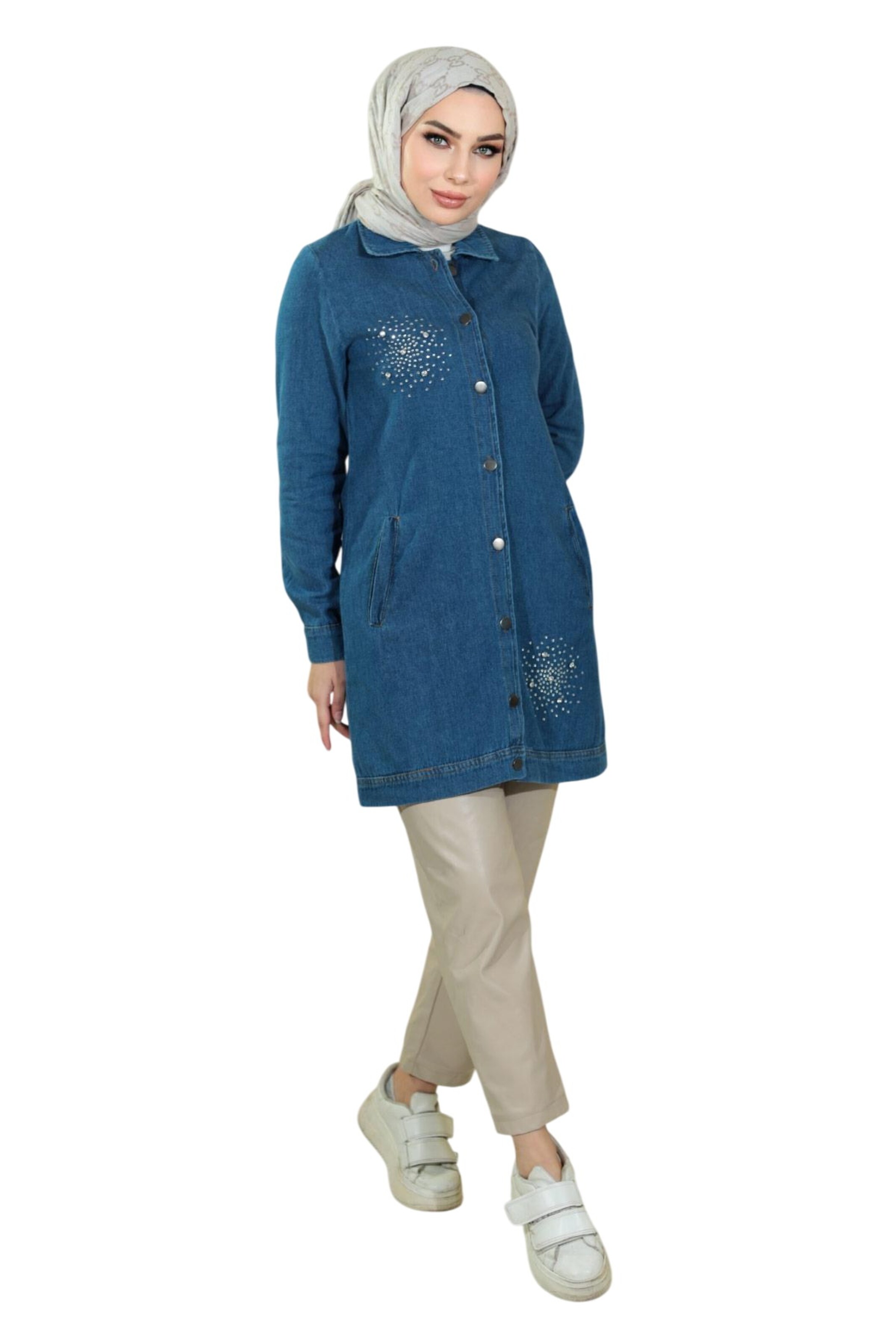 MODAMIHRAM Blouse in Blue