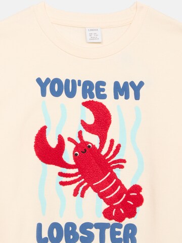 Lindex Mikina 'LOBSTER' - Biela