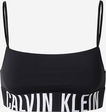 Calvin Klein Underwear Bustier BH 'Intense Power' in Zwart: voorkant