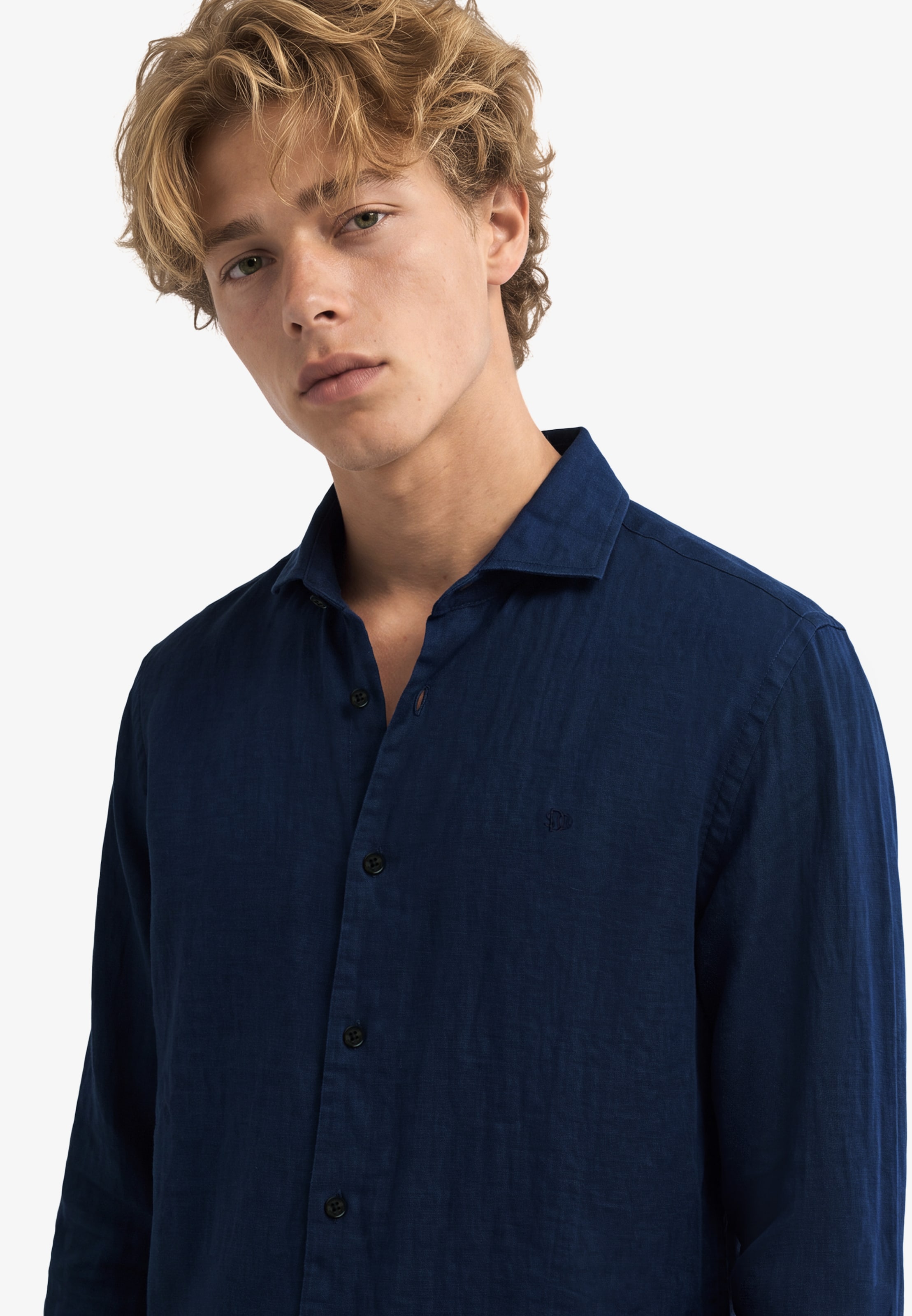 Superdry & Co Regular Fit Hemd 'Riviera' in Blau