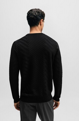 BOSS Sweater 'Palwino' in Black