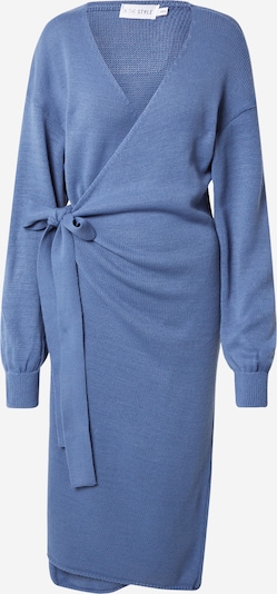 Megzta suknelė 'BILLIE & SUZIE' iš In The Style, spalva – mėlyna dūmų spalva, Prekių apžvalga