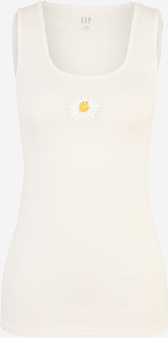 Gap Petite Top in Wit: voorkant