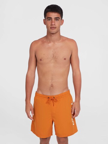Pantaloncini da bagno 'Cali 16' di O'NEILL in arancione: frontale