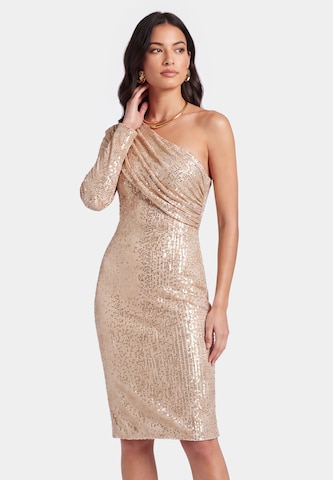faina Cocktail dress in Gold: front