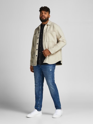 Jack & Jones PlusRegular Fit Košulja 'Summer' - crna boja