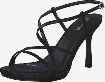 MENBUR Sandale in Schwarz: Vorderseite