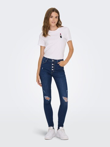 ONLY Skinny Jeans 'JOSIE' in Blau