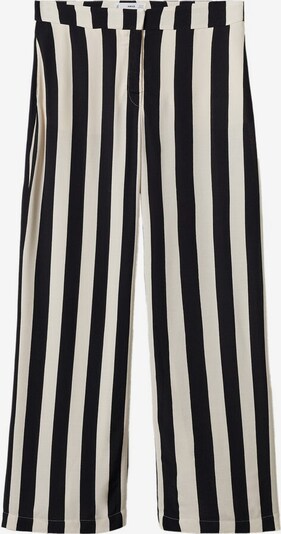 MANGO Pantalon 'Ald' en noir / blanc, Vue avec produit