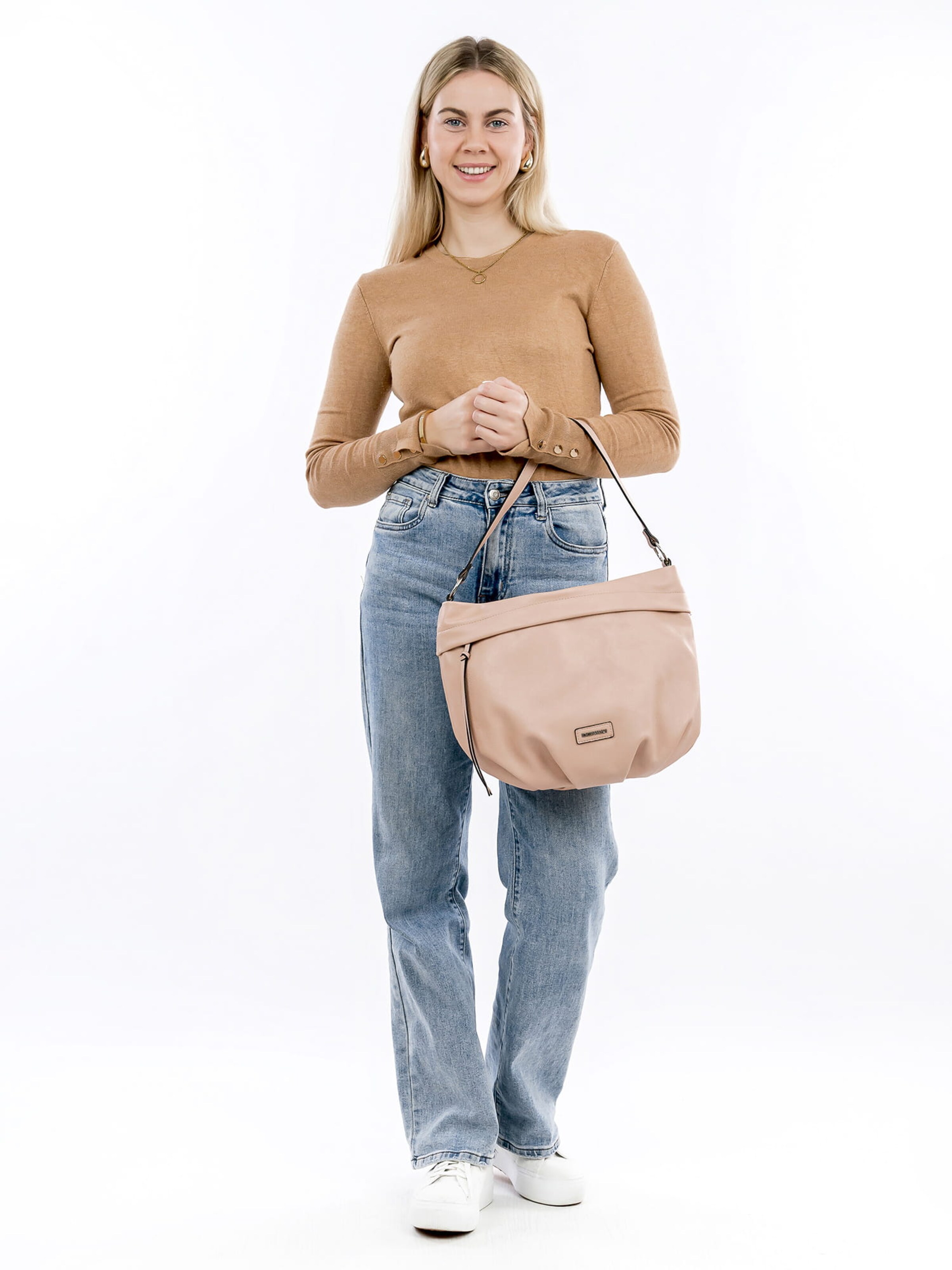 Emily & Noah Schoudertas in Beige