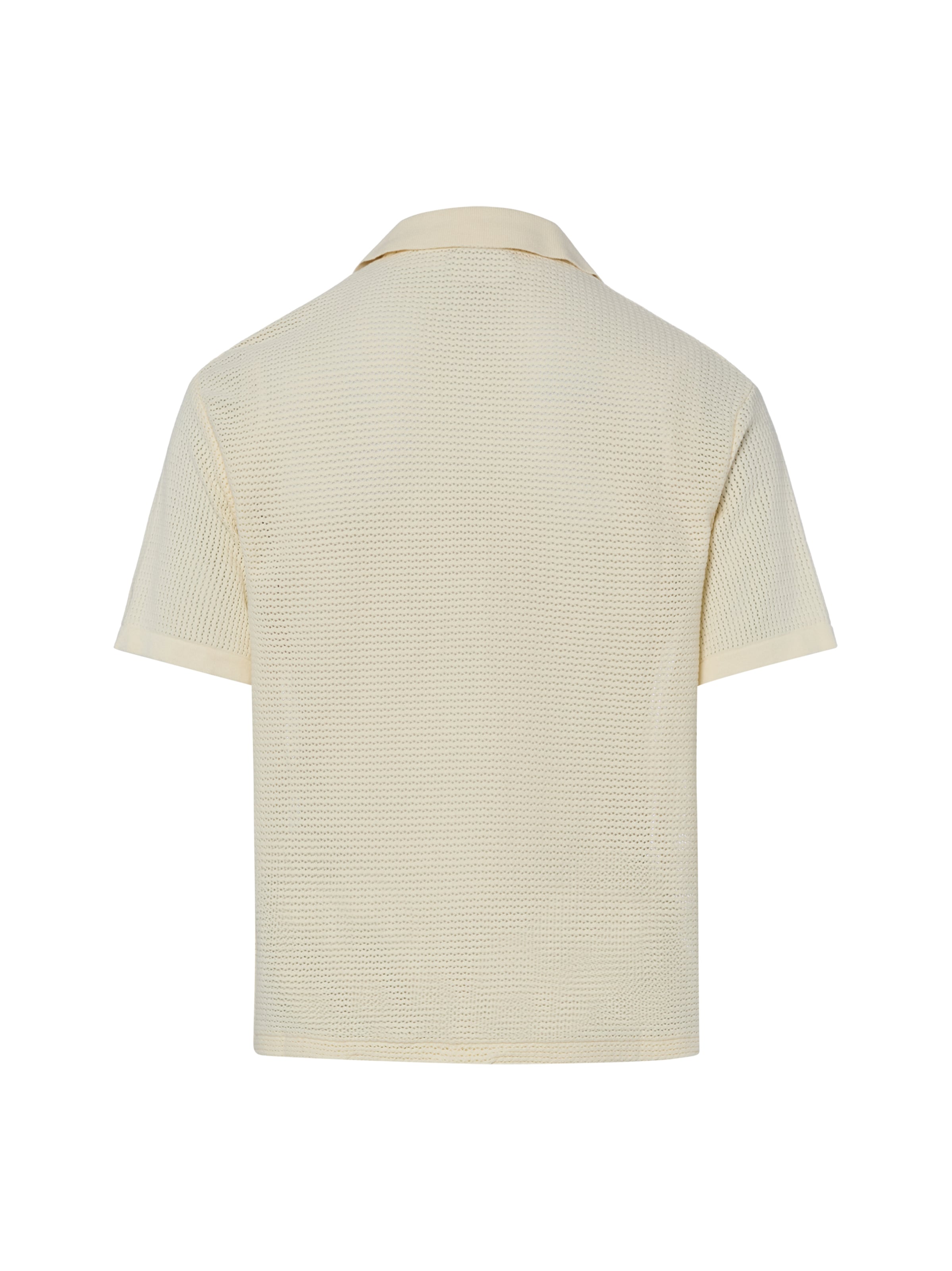 Nils Sundström Comfort fit Overhemd 'Eric' in Beige