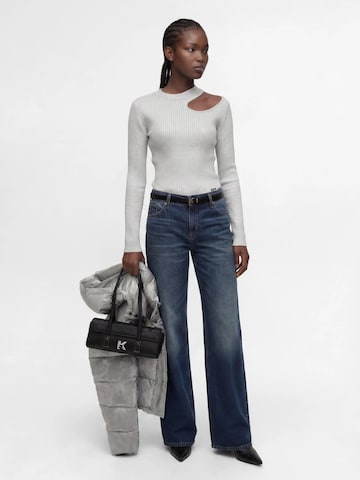 KARL LAGERFELD JEANS Пуловер в сребърно