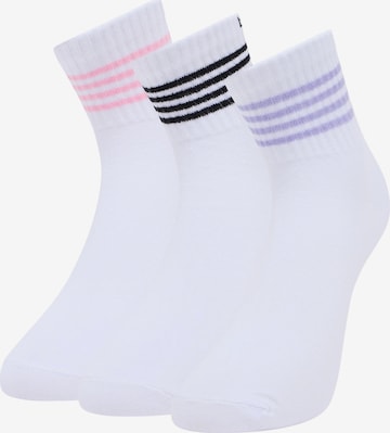 Chaussettes 'Dominguez' Bruno Banani en blanc : devant