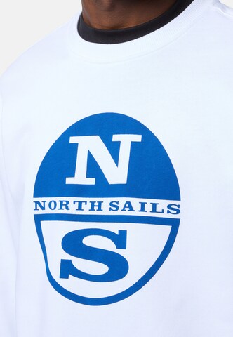 North Sails Sweatshirt in White