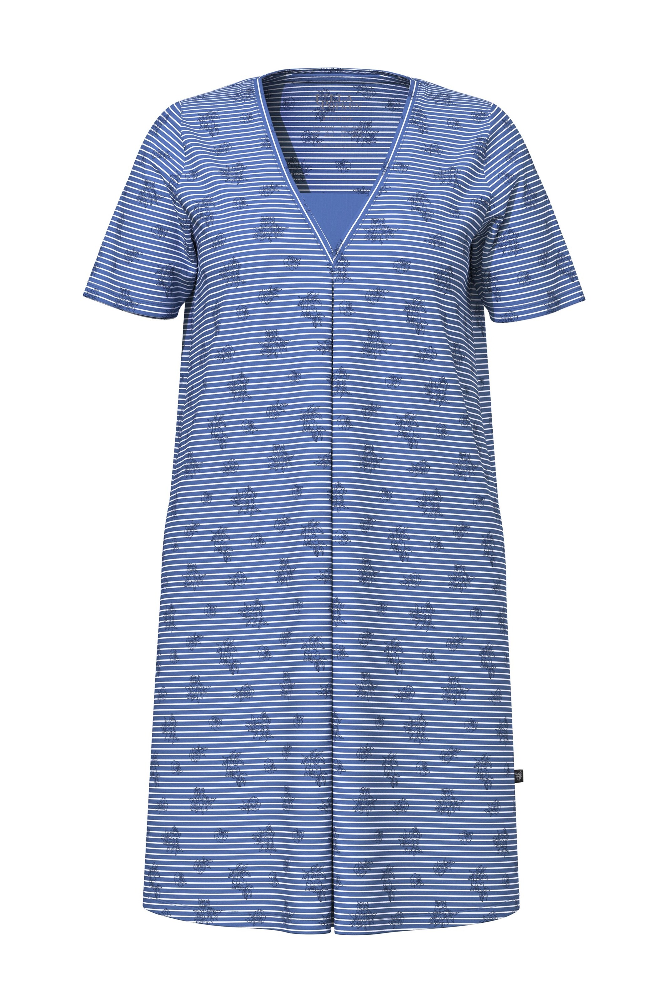 Ulla Popken Nightgown in Blue: front