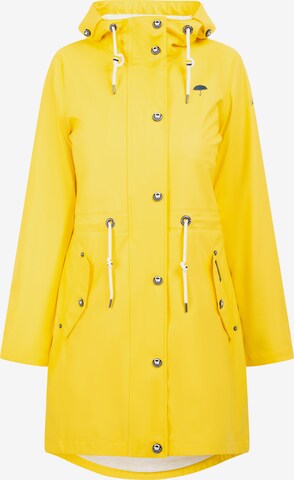 Manteau fonctionnel Schmuddelwedda en jaune : devant