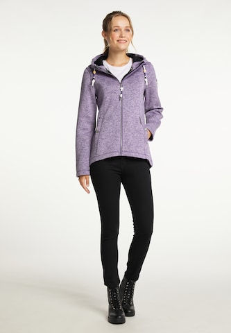 Schmuddelwedda Fleece Jacket in Purple