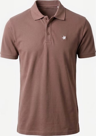 Camicia ' Classic ' di TEESHOPPEN in marrone: frontale