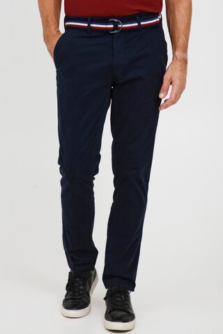 FQ1924 Regular Chino 'Ryan' in Blauw: voorkant