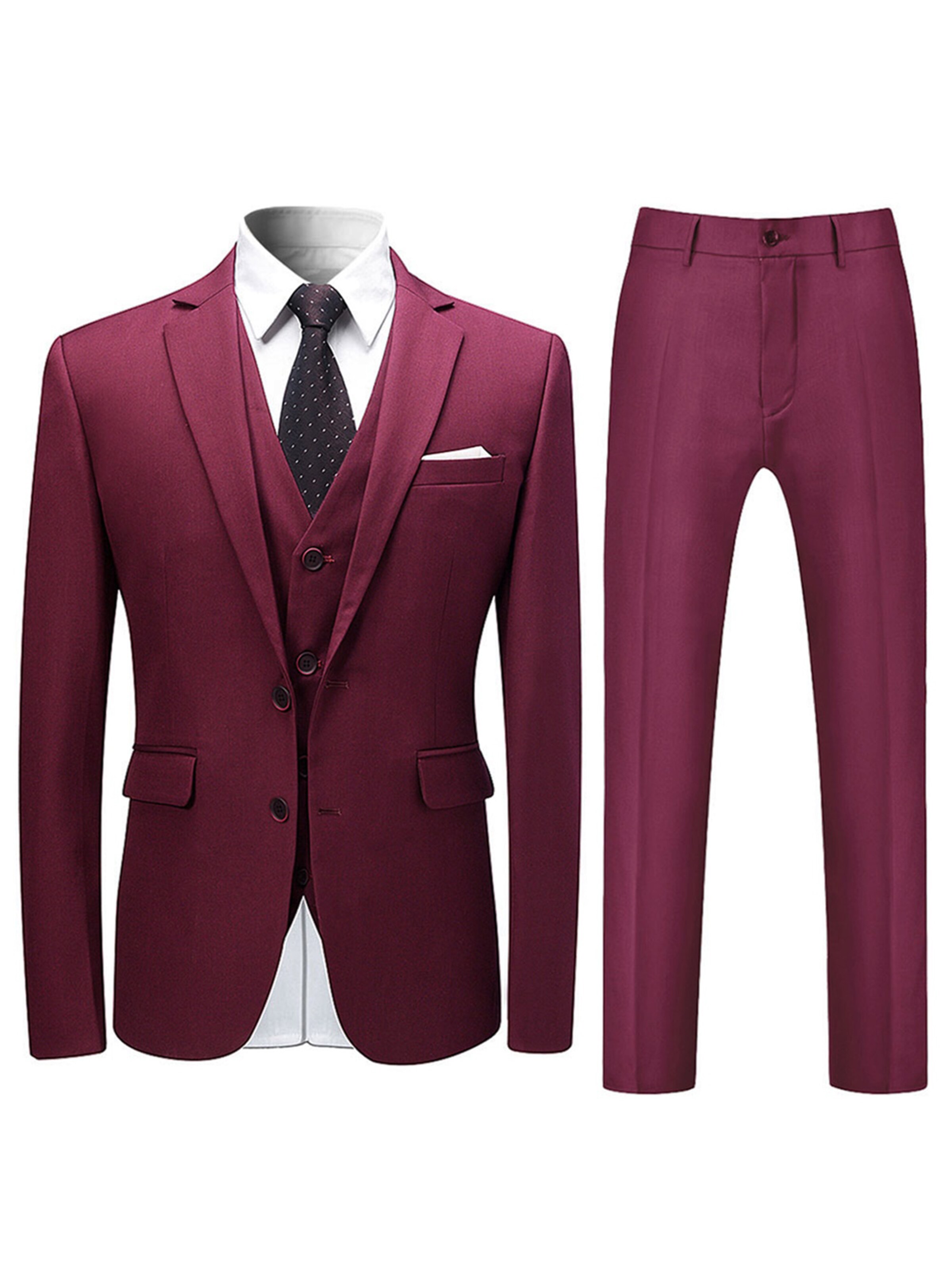 Youthup Suit in Red: front