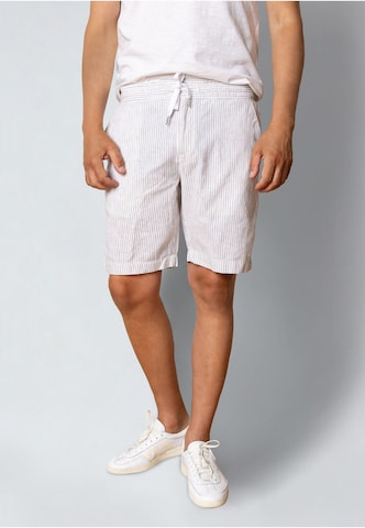 Clean Cut Copenhagen Regular Broek 'Barcelona Luca' in Wit