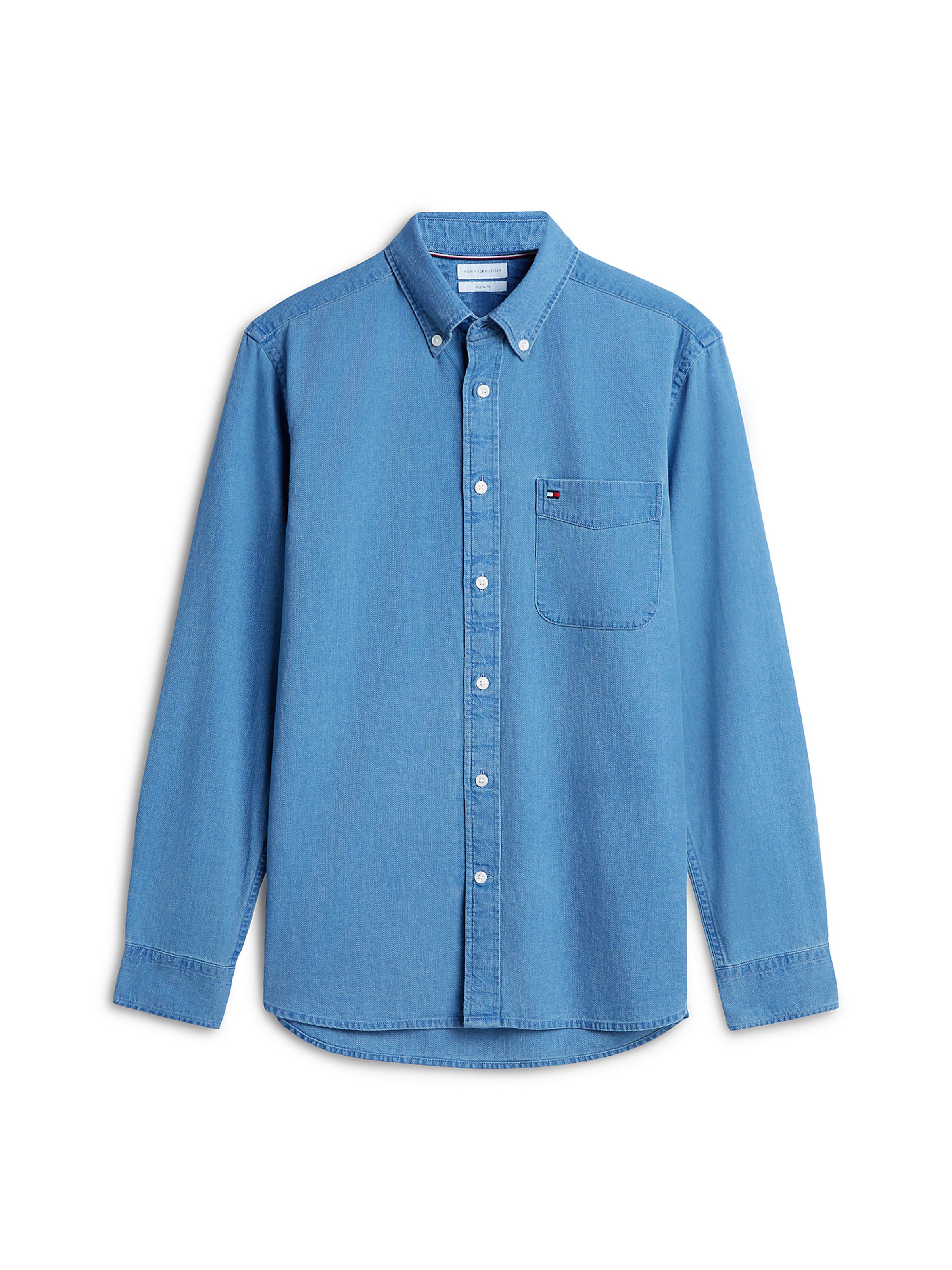 TOMMY HILFIGER Chemise en XS en bleu denim, Vue avec produit