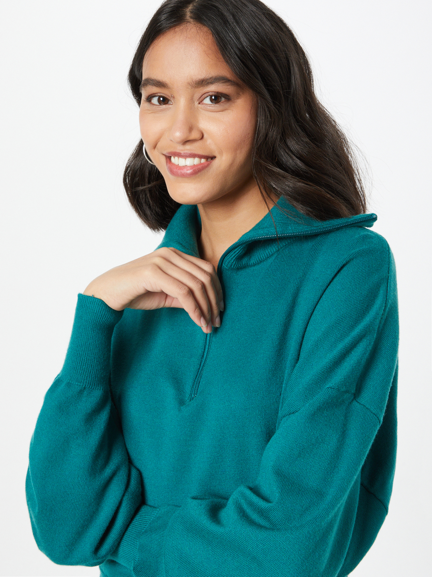 Gina Tricot Pullover Marit in Petrol 